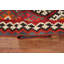 Tapis rouge Kilim 5 x 8