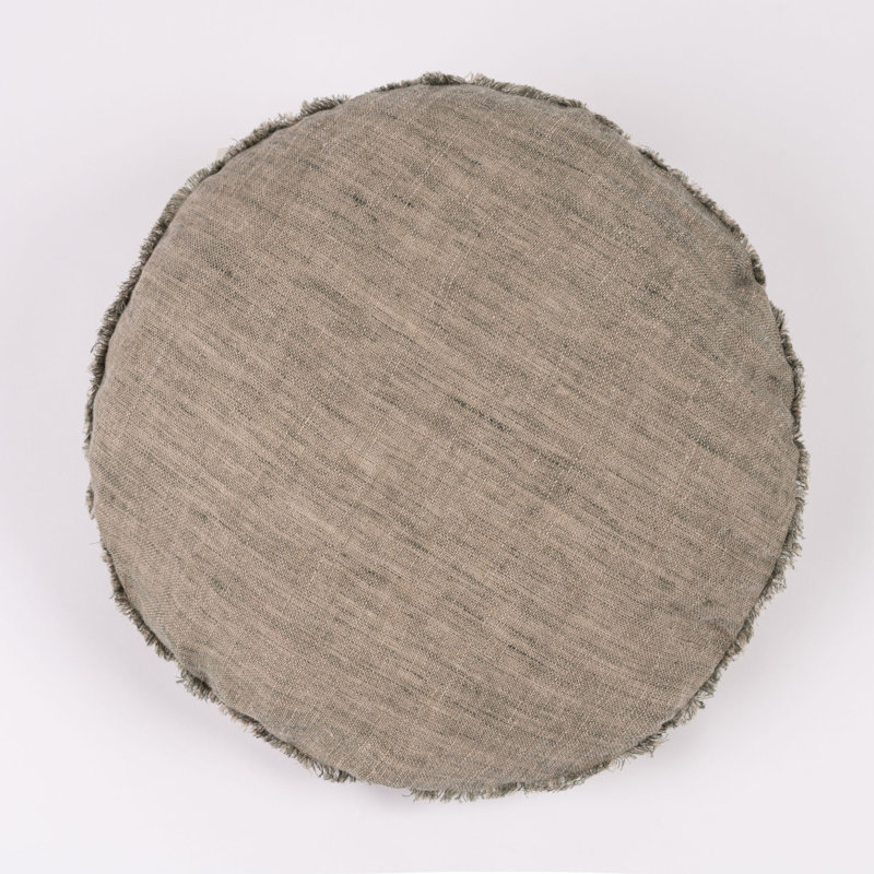Brissia Round Pillow, Green