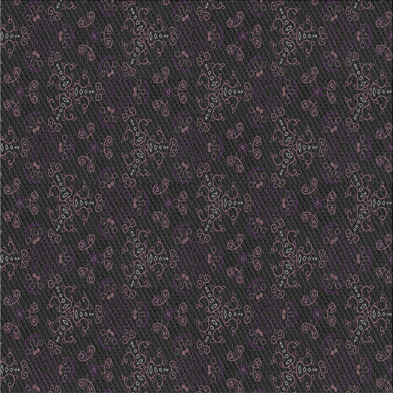 Noir Tapis décoratif, Carré 7 pi