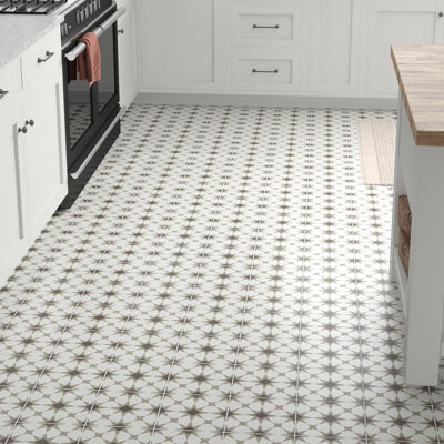 Encausto 8" x 8" Patterned Wall & Floor Tile