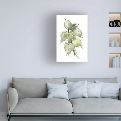 Bolog Chris Paschke Textured Leaves III Canvas Wall Art