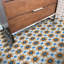 Carreau de sol et de mur en ciment 8 po x 8 po Ahfir-208042666