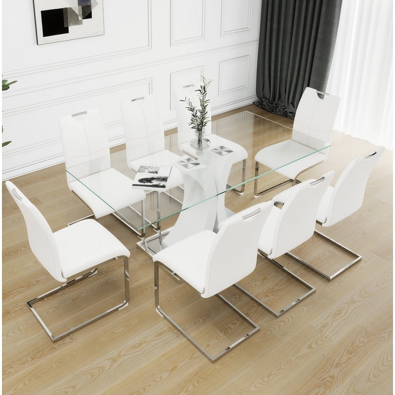 Ensemble de salle à manger rectangulaire L 35,52 po x l 70,96 po Kessie