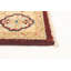 Tapis de couloir en laine noué à la main de conception unique noué à la main New Age 2 pi 8 po x 9 pi 10 po Tapis décoratif couleur Bourgogne/crème