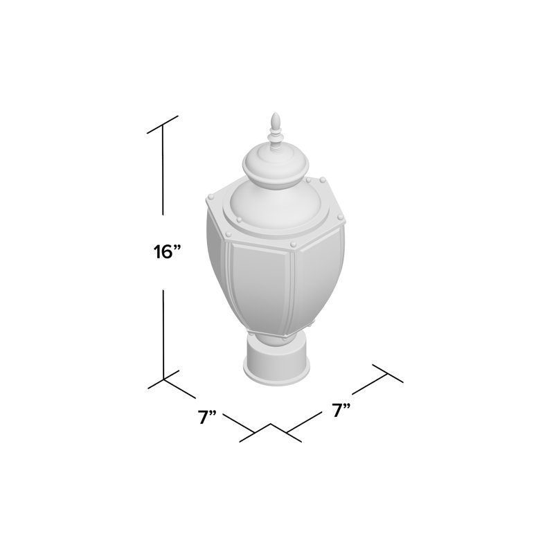 Arelene Lantern Head, Polished Brass
