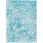 Tapis extérieur lavable antidérapant 9 pi x 12 pi bleu sarcelle