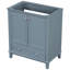 Meuble-lavabo 30 po sans lavabo, base seulement, armoire de salle de bain multifonctionnelle avec portes et tiroir, cadre solide et panneau de fibres à densité moyenne-894598696