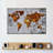 " Antique Bronze World Map " by Finnian P-1367501033
