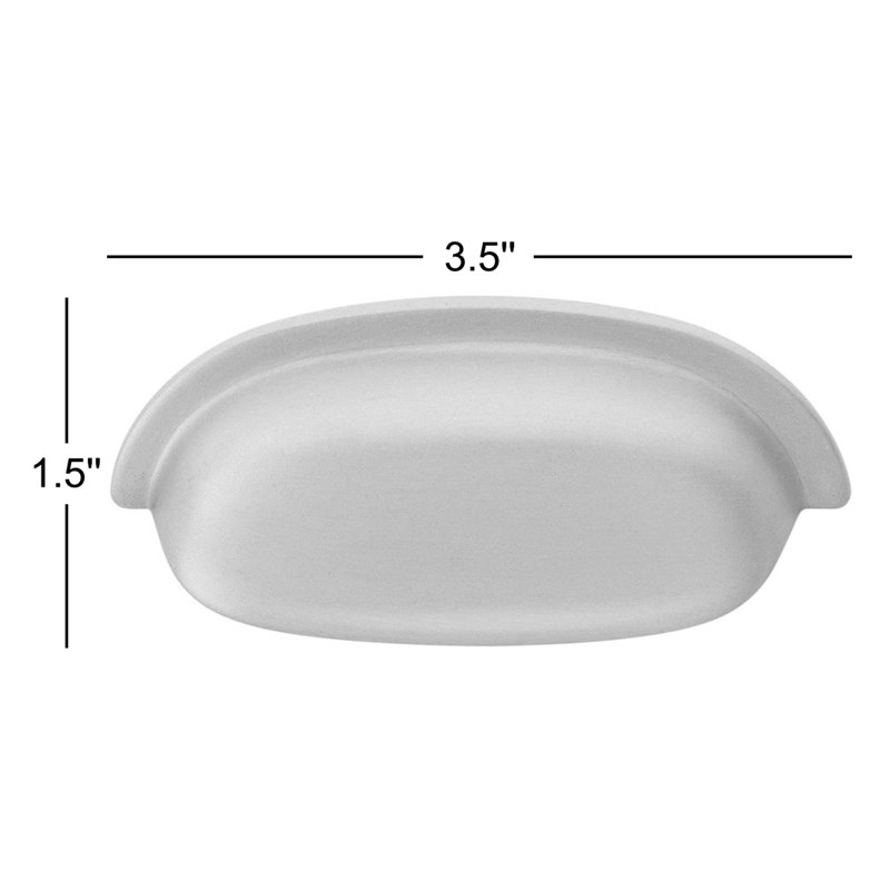 Emballage multiple de poignées pour meuble et armoires de cuisine centre en centre de 2 1/2 po, Bronze huilé