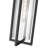 Mackenson 1 Light Outdoor Chain Mount Ceiling Fixture in Black