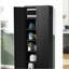 Armoire de cuisine 72 po en métal avec portes, organisateur de rangement autoportant robuste avec 5 tablettes réglables-20974546-20974548