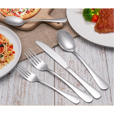 Latitude Run® Teraji Stainless Steel Flatware Set - Service for 10