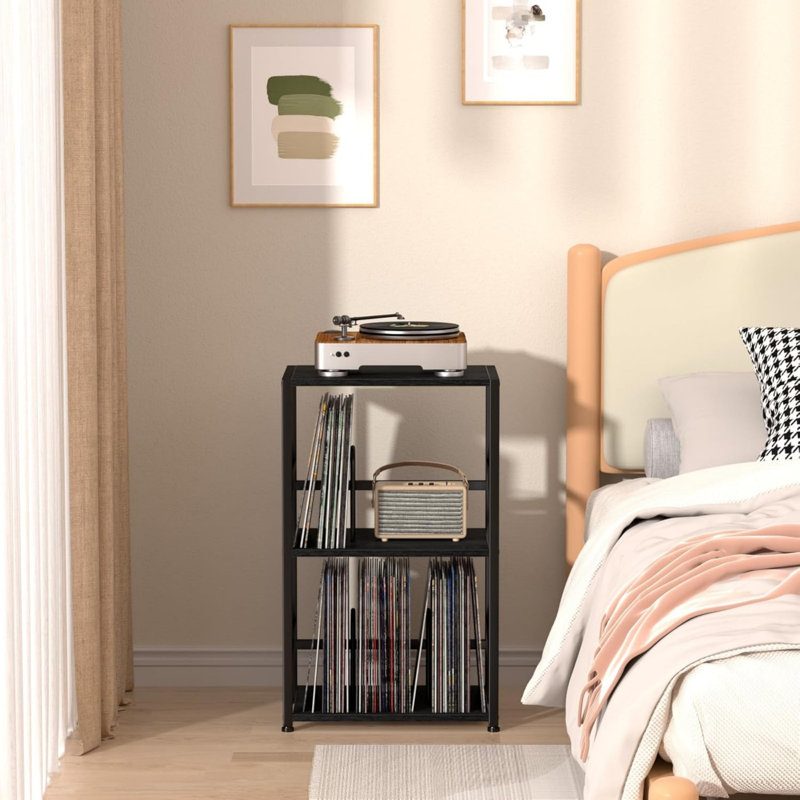 74 cm H Media Shelves, Black
