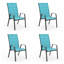 Ensemble de 4 chaises de patio empilables Ronda-824350953-824350955