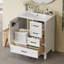 Meuble-lavabo simple 30 po avec comptoir en céramique-247290804