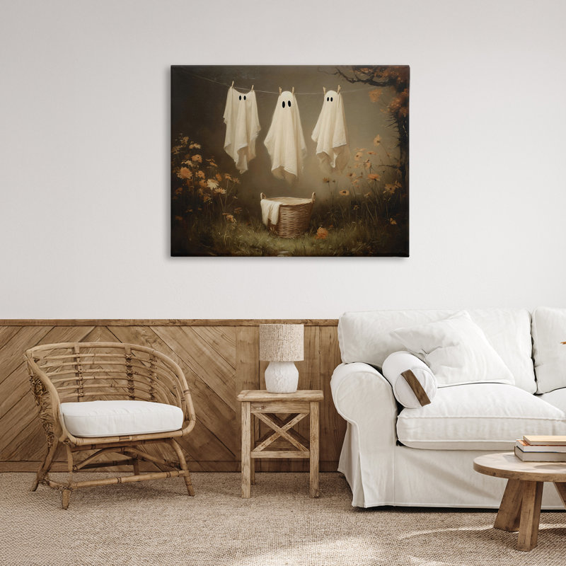 «Three Laundry Laundry», conception par Arlington Prints, H 30 po x l 40 po