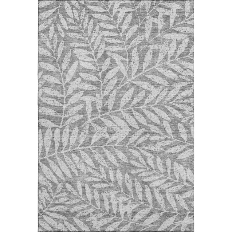 Premium Machine Washable Prisco Gray Rug