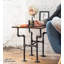 Ensemble de table de bout robuste en acier noir