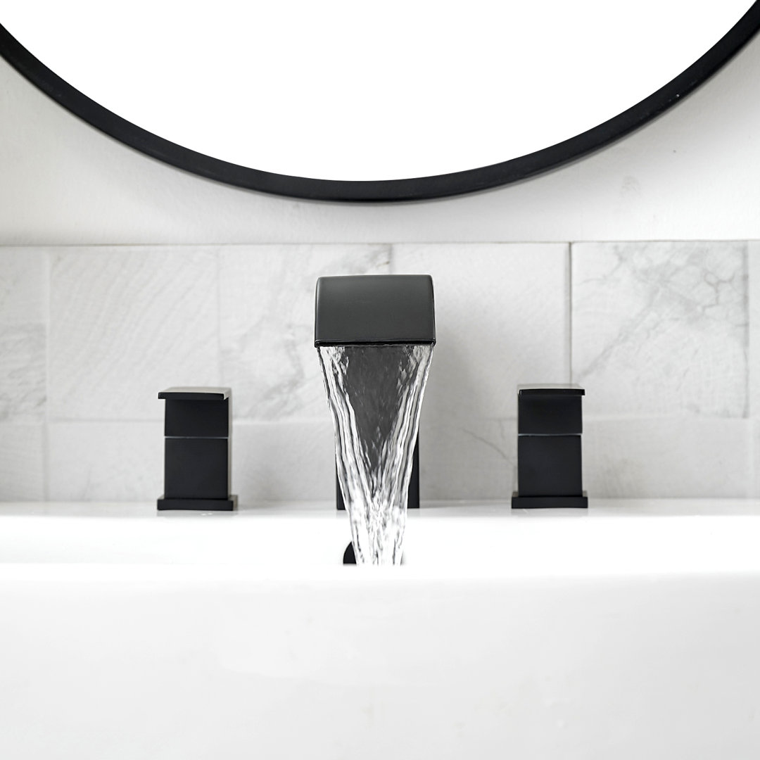 Widespread 2-handle Bathroom Faucet with Drain Assembly BESy