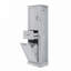 Armoire de rangement pour salle de bain avec compartiment inclinable, tablettes réglables-1894444904