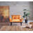 Mykaela Fabric 49'' Reception Chair,Metal Frame and Cushion-1670900541