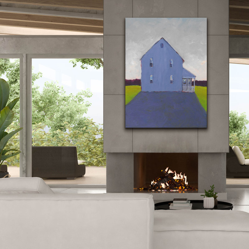  «Bucolique Structure 9» par Carol Young, art mural sur toile, 40 po x 54 po