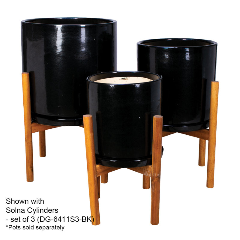 Acacia Wooden Stand Set of 3