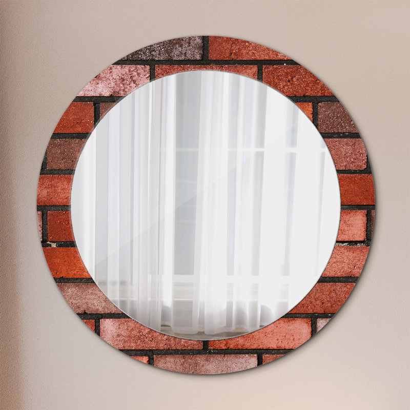 Huldar Glass Flat Wall Mirror