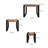 Jaxyn Solid Wood Top Nesting Tables