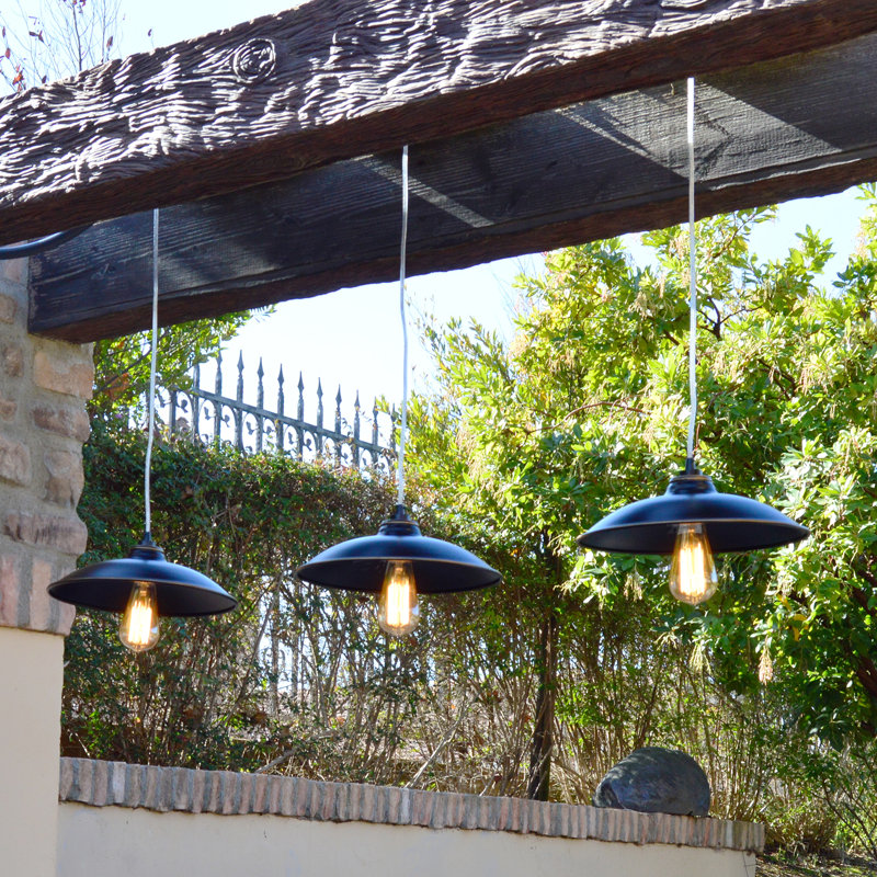 Luminaire suspendu d'extérieur 1 lumière Cho