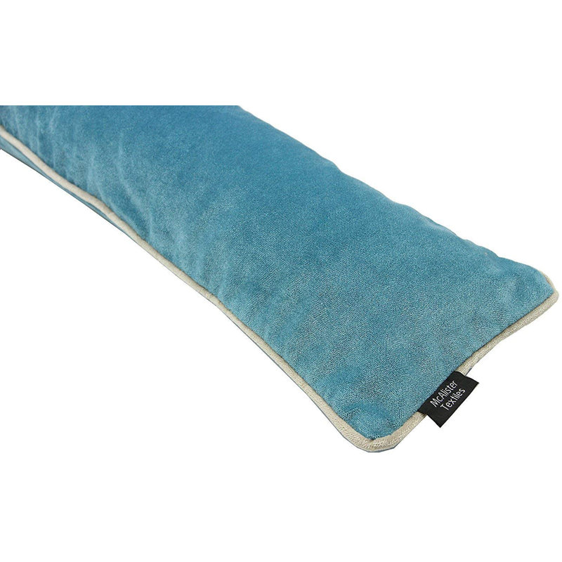 Farreli Fabric Draught Excluder, Duck Egg Blue