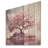 Pink Reflective Cherry Tree Blossoms - Tree Cherry Blossom On Wood Print-176050835