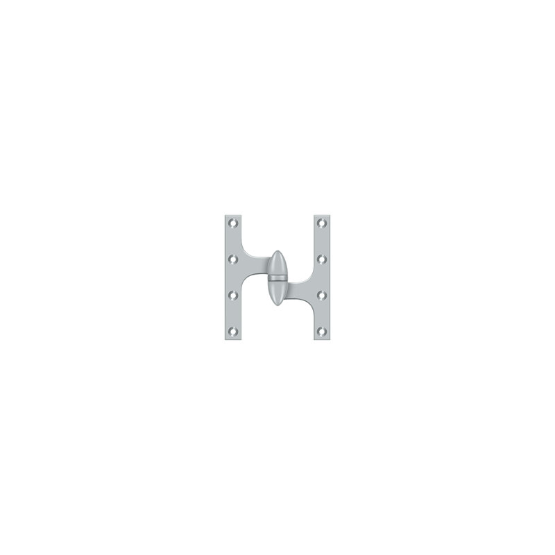 Hinge, Brushed Chrome, Right Hand