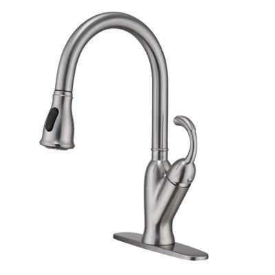 Pull Down Touch Single Handle Kitchen Faucet -  mondawe, MD-D95-BN