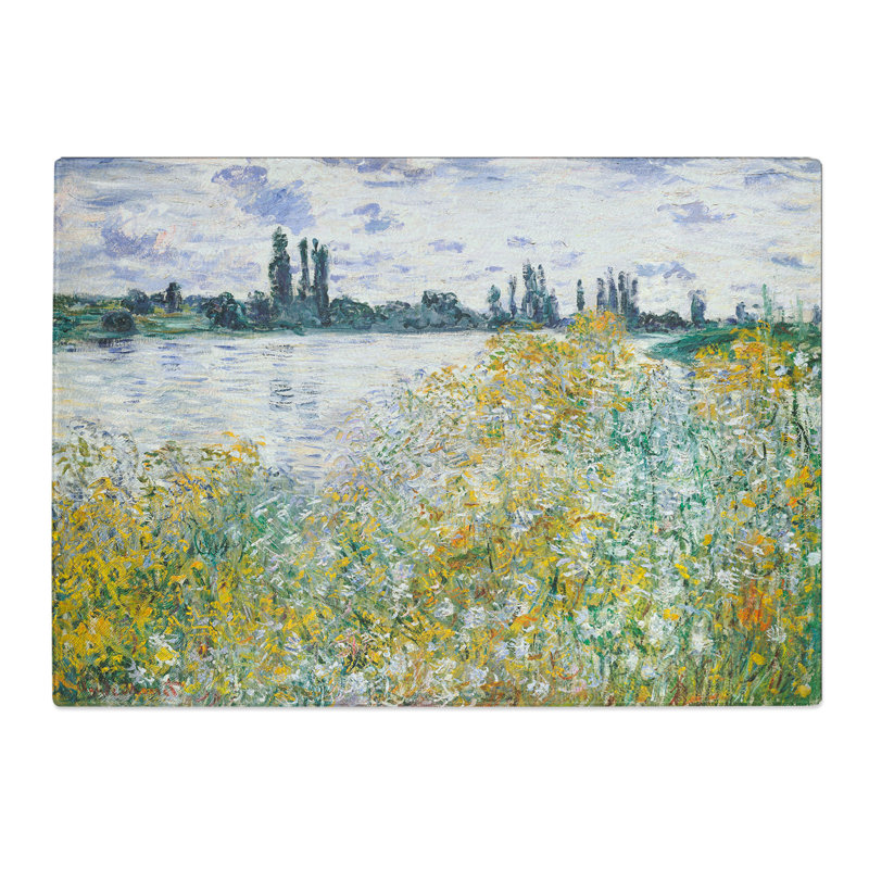 Ile Aux Fleurs Near Vetheuil by Claude Monet Chopping Board, 0.4cm H x 28.5cm W x 39cm L
