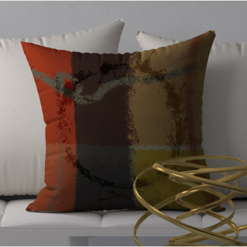 Housse de coussin carré totalement essentiel/insert, H 20 po x l 20 po