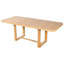 Extendable Wood Dining Table with Removable Leaf-1338354018