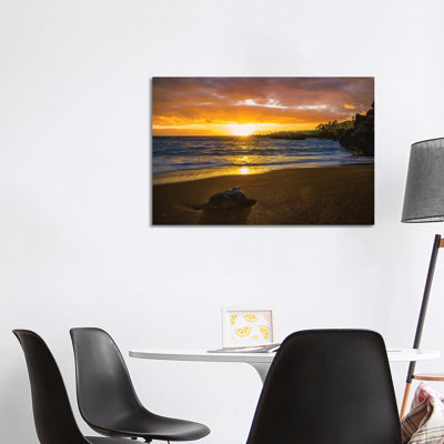 Sunrise In Hawaii by Jonathan Ross Photography - Wrapped Canvas Print