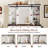  Vanity Desk w/Touch Screen Mirror Farmhouse Dressing Table w/Charging Station