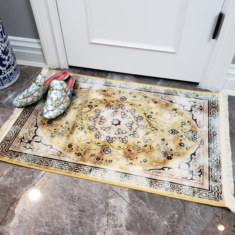 Covin Chenille Oriental Indoor Rug, Rectangle 2'7" x 4'11"