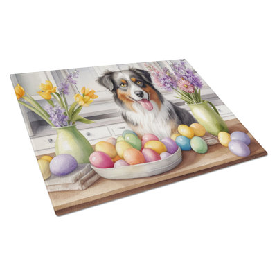 Decorating Easter Tempered Glass Cutting Board