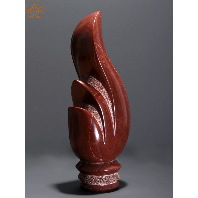 Statue de jardin en pierre safran rose Jarim Decor