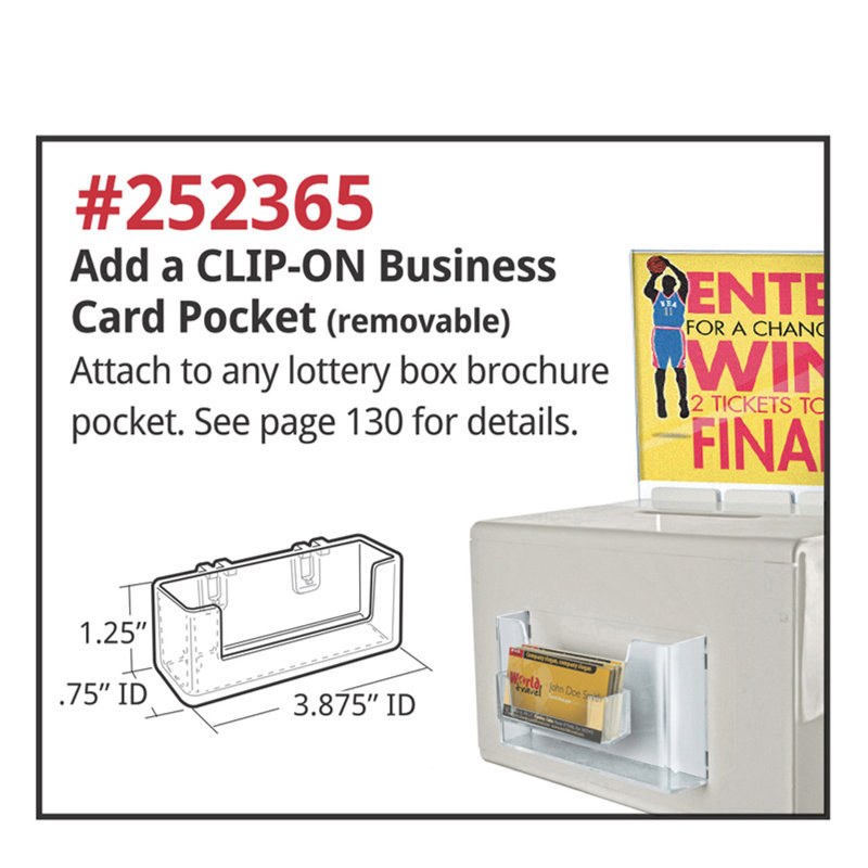 Clear Acrylic Extra Large Suggestion Box with Lock and Pedestal