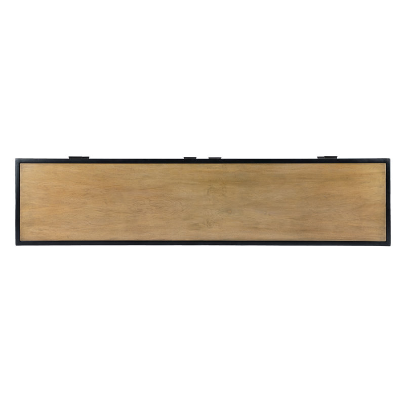 Hans Iron And Wood TV Stand