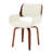 Aura Faux Leather Upholstered Swivel Dining Armchairs-1799981775