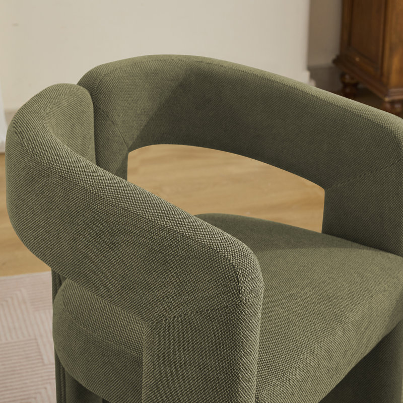 Chaise avec accoudoirs Modern, Vert