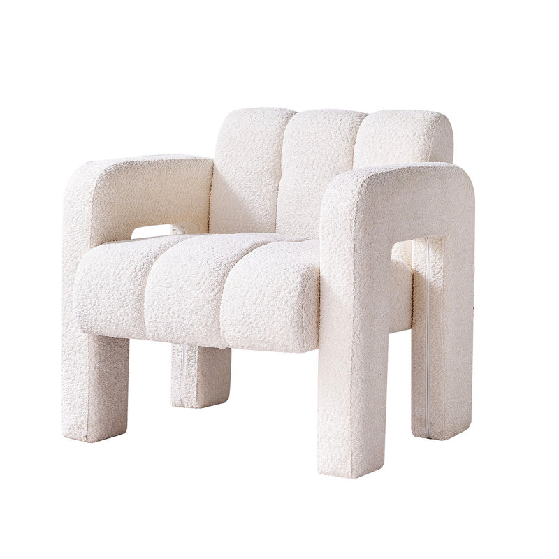Fauteuil d'appoint rembourré 31,10 po, Beige