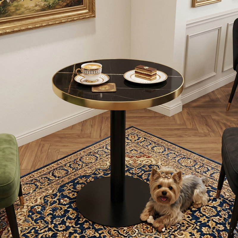 Petite table de salle à manger Modern, Black