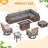  7 - Person Outdoor Seating Group with Fire Fit Table-247714500