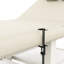 Table de massage professionnelle 75 po, table pliante en similicuir confortable, lit de massage avec dossier réglable et coussin de tête-124944684